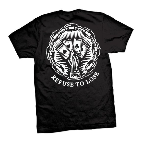 New Black and White | Refuse To Lose T-Shirt - Picture 2 of 3